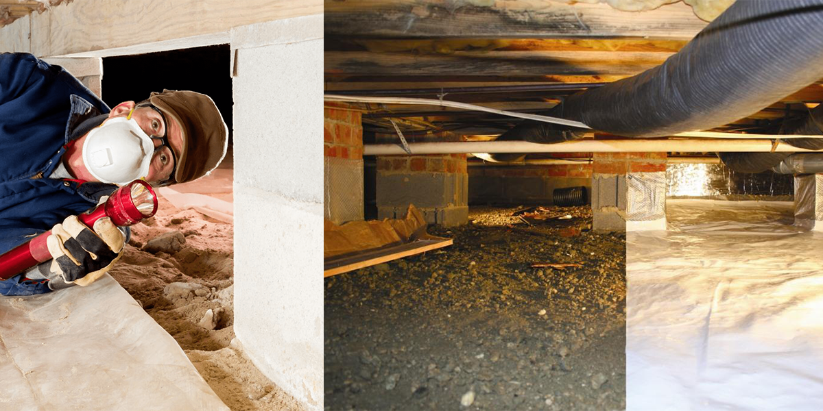 Crawl Space Waterproofing for dehumidifier