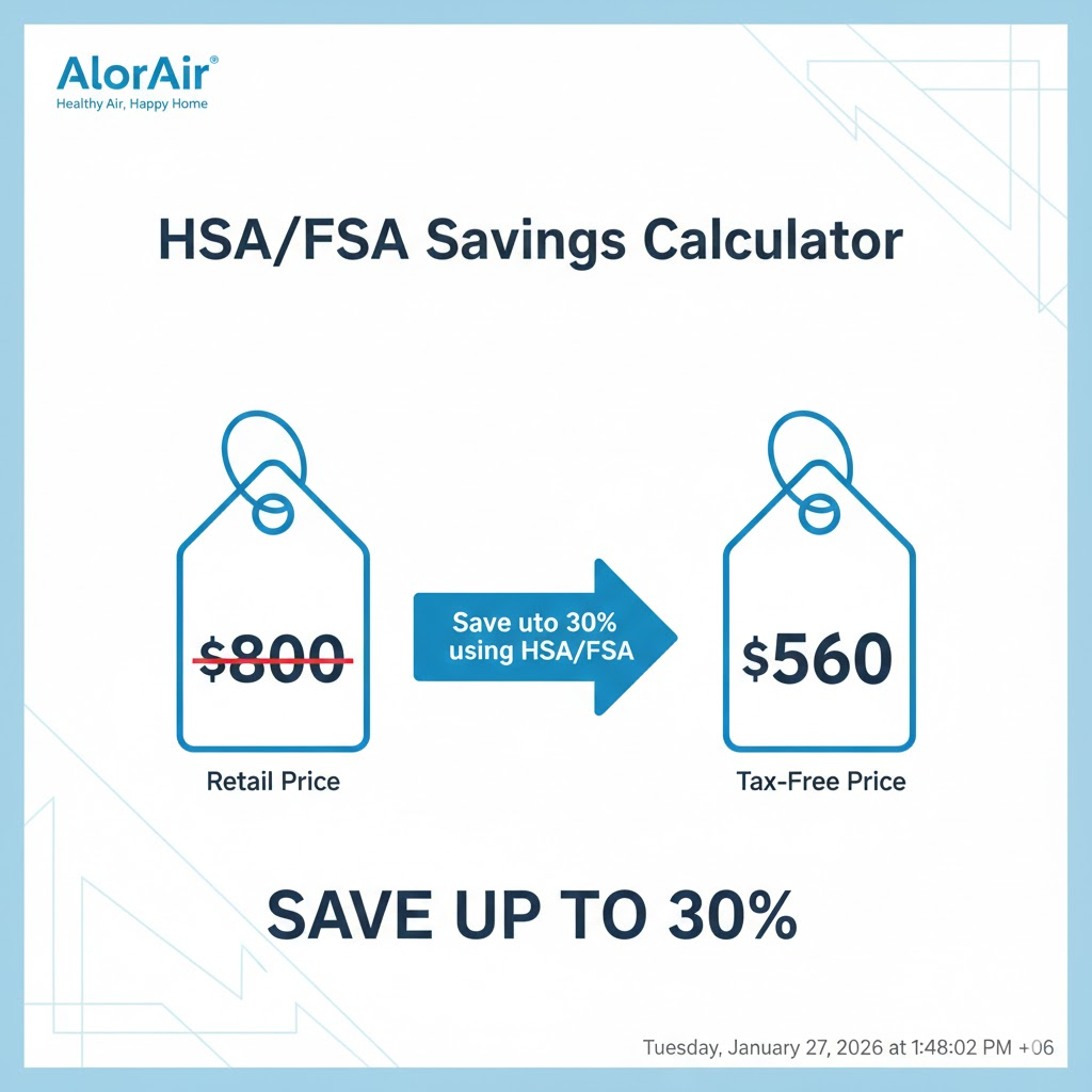 Are Air Purifiers HSA Eligible? How to Use Pre-Tax Dollars for AlorAir Equipment