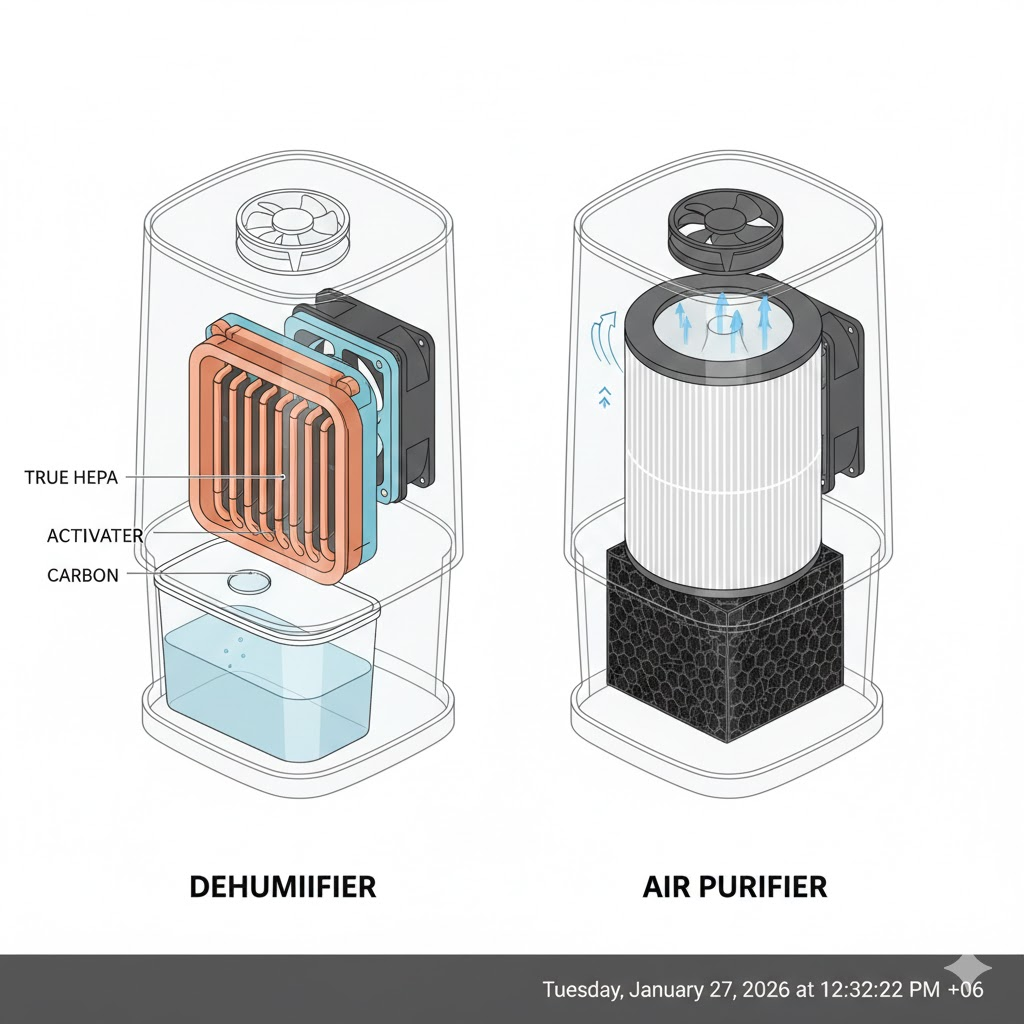 Dehumidifier vs. Air Purifier: What’s the Difference?