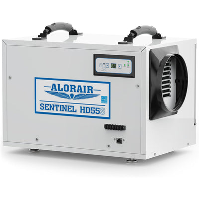 AlorairCrawlspace AlorAir 120 PPD Crawl Space Dehumidifiers with Drain Hose | Sentinel HD55S (White) | Size for 1300 sq.ft