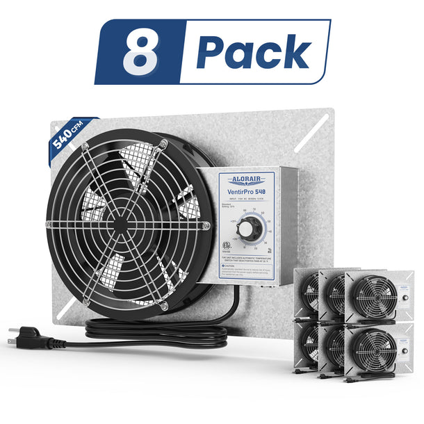 AlorAir Wholesale Packs Ventirpro 540 Crawl Space Fan (pack of 8/20/30)