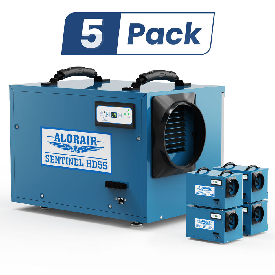 AlorAir Wholesale Packs Sentinel HD55 (Blue) Dehumidifier (pack of 5/30/60)