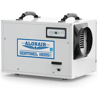 AlorAir 120 PPD Crawl Space Dehumidifiers with Drain Hose | Sentinel HD55S (White) | Size for 1300 sq.ft