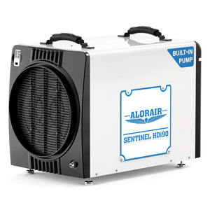AlorAir 198 PPD Crawl Space Dehumidifiers with Pump and Drain Hose | Sentinel HDi90 (Duct-able) | Size for 2600 sq.ft