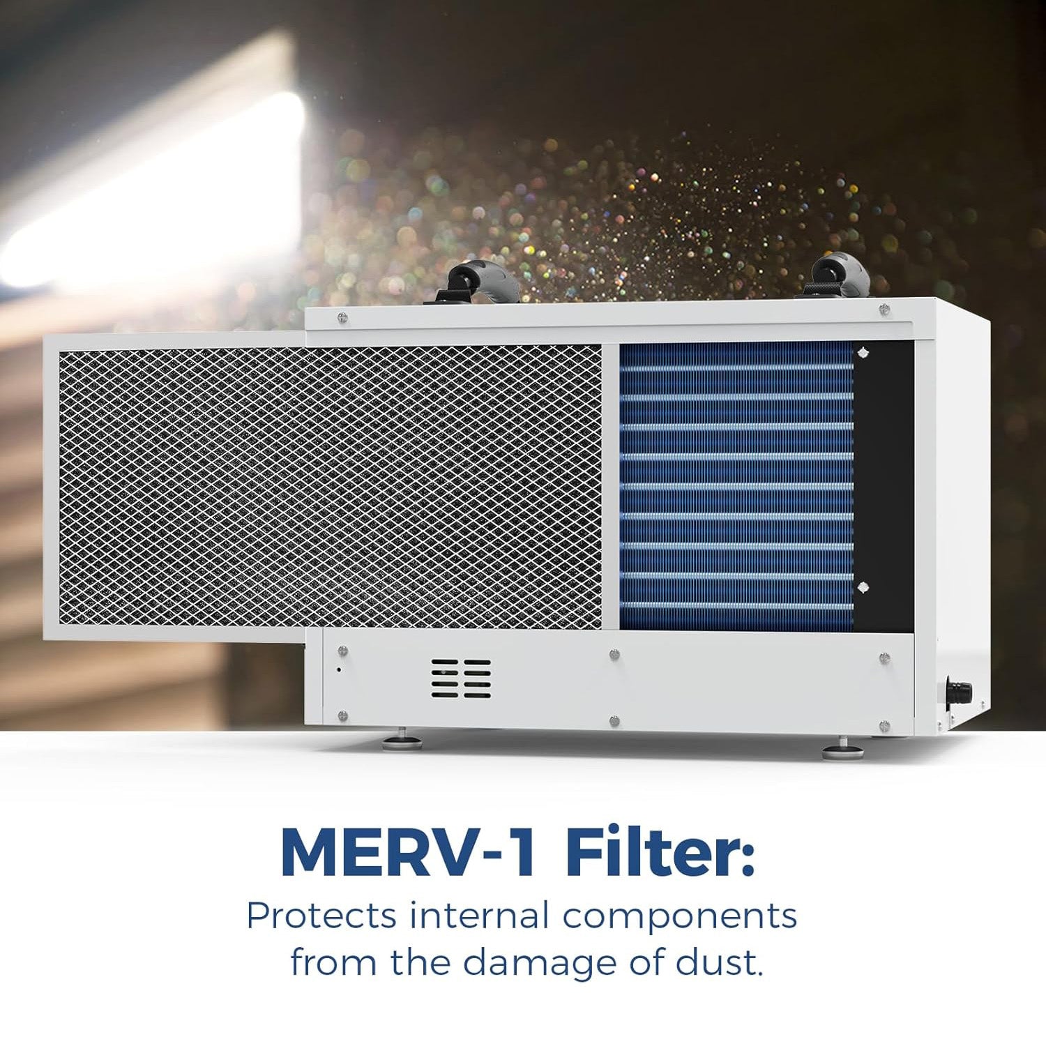 AlorAir 120 PPD Crawl Space Dehumidifiers with Drain Hose | Sentinel HD55S (White) | Size for 1300 sq.ft