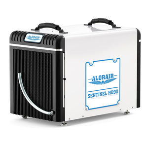 AlorAir 198 PPD Crawl Space Dehumidifiers with Drain Hose | Sentinel HD90 (White) | Size for 2600 sq.ft