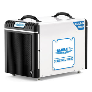 AlorAir 198 PPD Crawl Space Dehumidifiers with Pump and Drain Hose | Sentinel HDi90 | Size for 2600 sq.ft