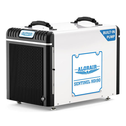 AlorAir 198 PPD Crawl Space Dehumidifiers with Pump and Drain Hose | Sentinel HDi90 | Size for 2600 sq.ft