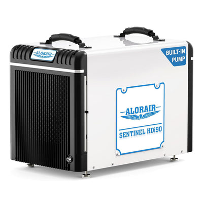 AlorAir 198 PPD Crawl Space Dehumidifiers with Pump and Drain Hose | Sentinel HDi90 | Size for 2600 sq.ft