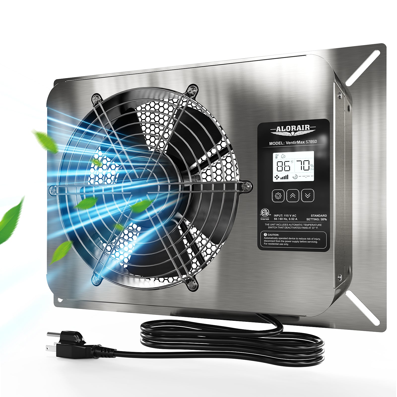 ALOUND VENTILATION NYLON SETUP Ｌグレー AlorAir® VentirMax 570SD Ventilator Fan – AlorairCrawlspace