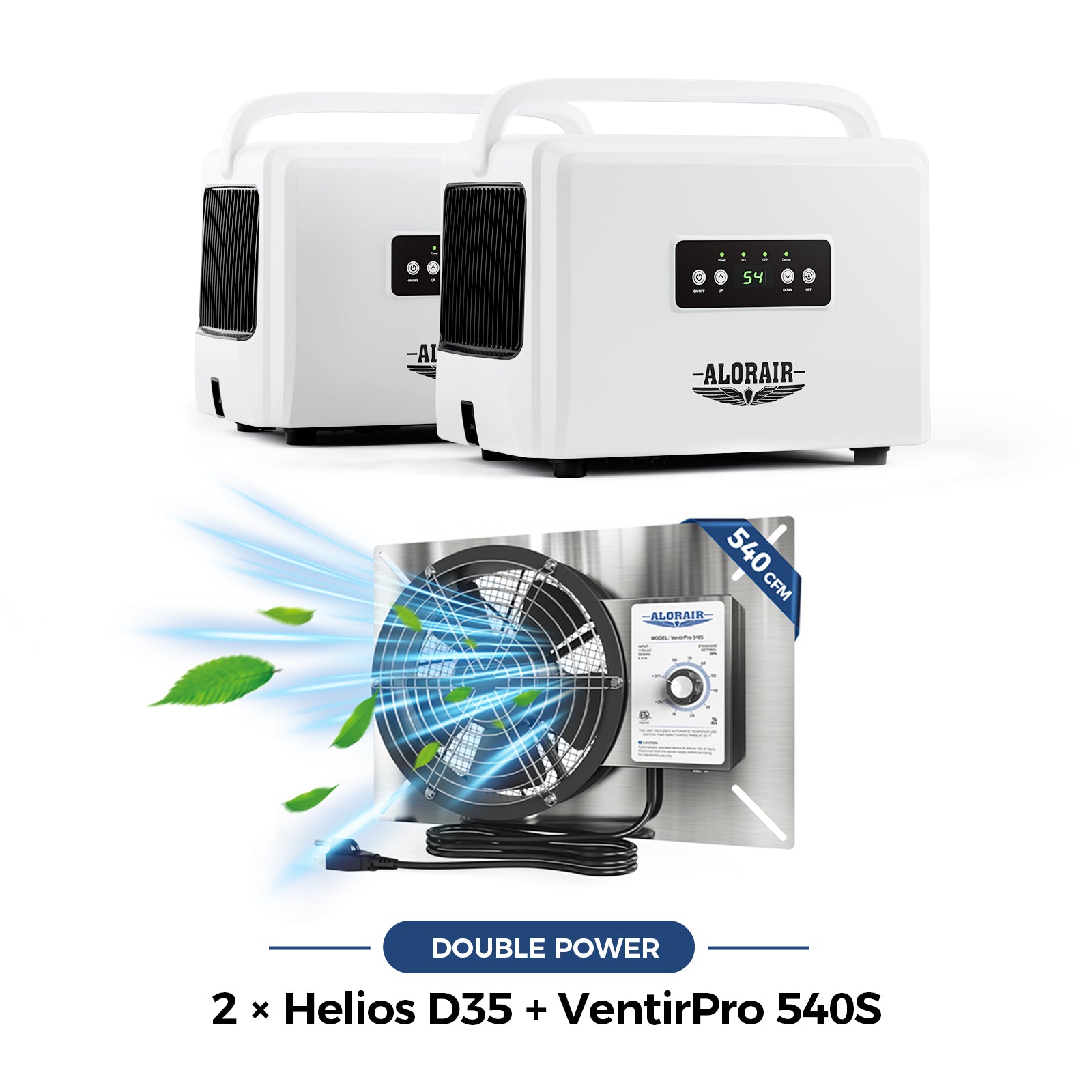 19% Off Helios D35 and Ventirpro 540S Ventilation Fan Combo