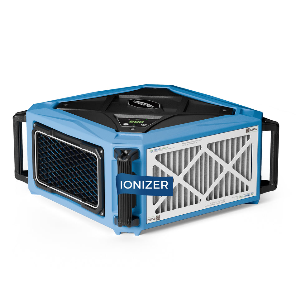 Alorair 270° Intake  1080CFM Air Filtration Systems Built-In Ionizer for Woodworking Shop | Purecare 1080IG