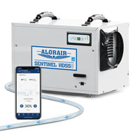 AlorAir® App Controlled  120 PPD Dehumidifier | Sentinel HD55S White WIFI | Size for 1300 sq.ft