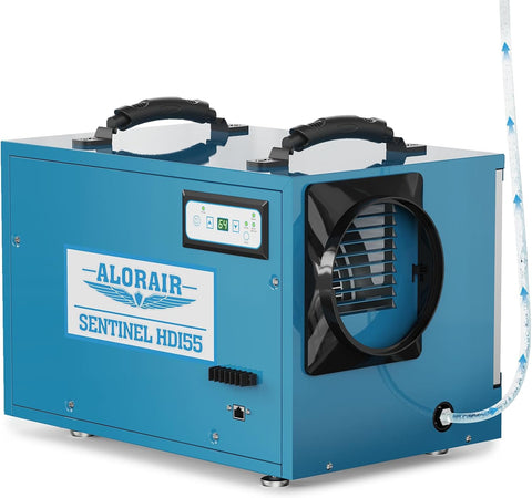 AlorAir Sentinel HDi55 (Blue) 120 PPD Crawl Space Dehumidifier with Pump