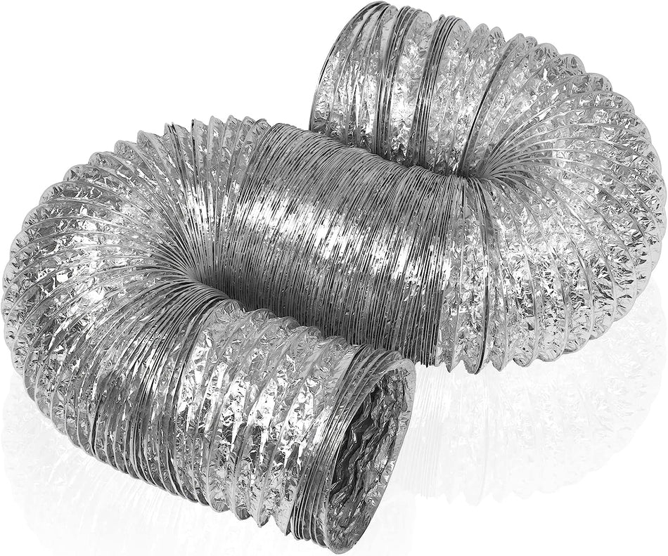 AlorAir®Aluminum foil Outlet Duct with a Diameter of 6 inches and 11.5 ft for sentinel HD55/HD90/HDi90/HDi65S