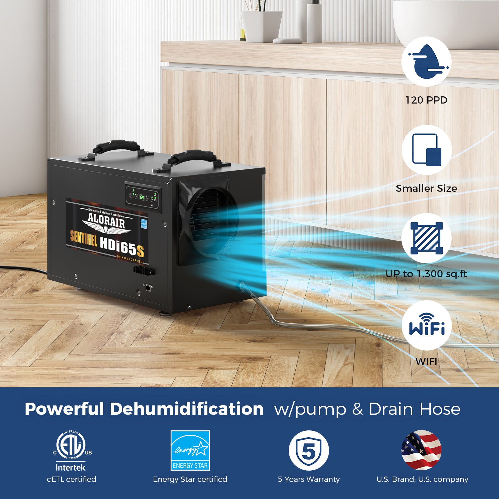 powerful dehumidification