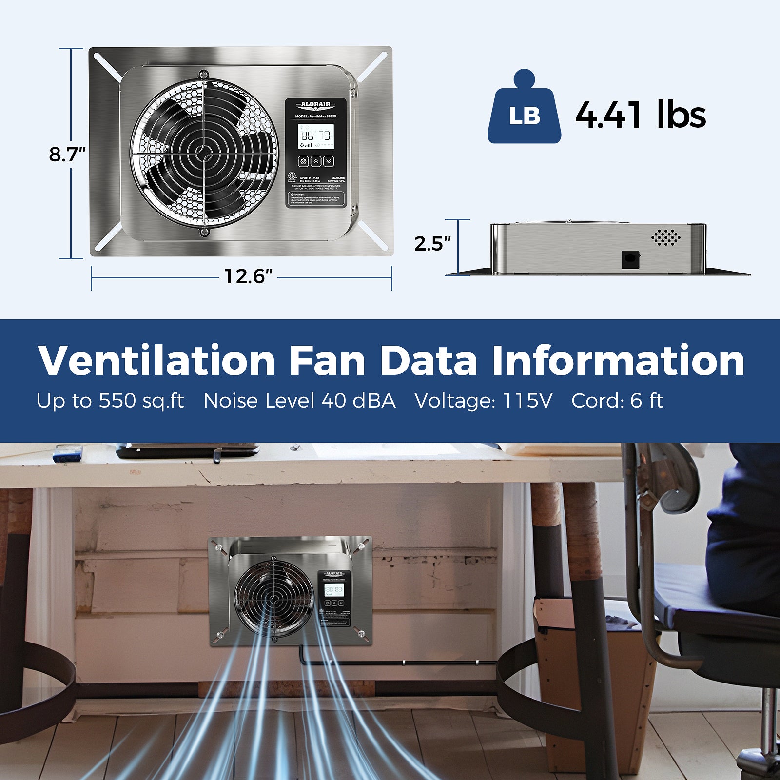 crawl space ventilation fan