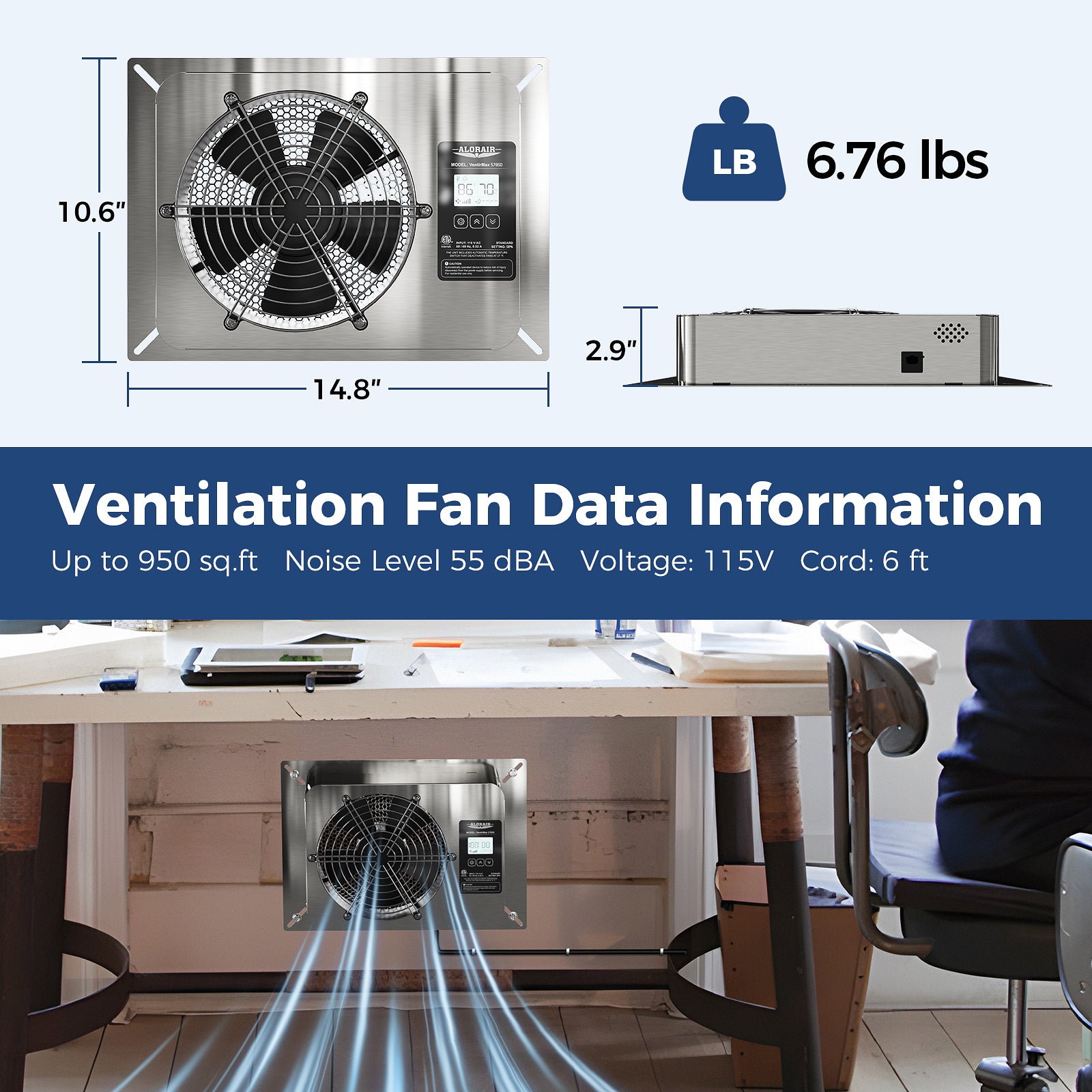 ventilation fan data information