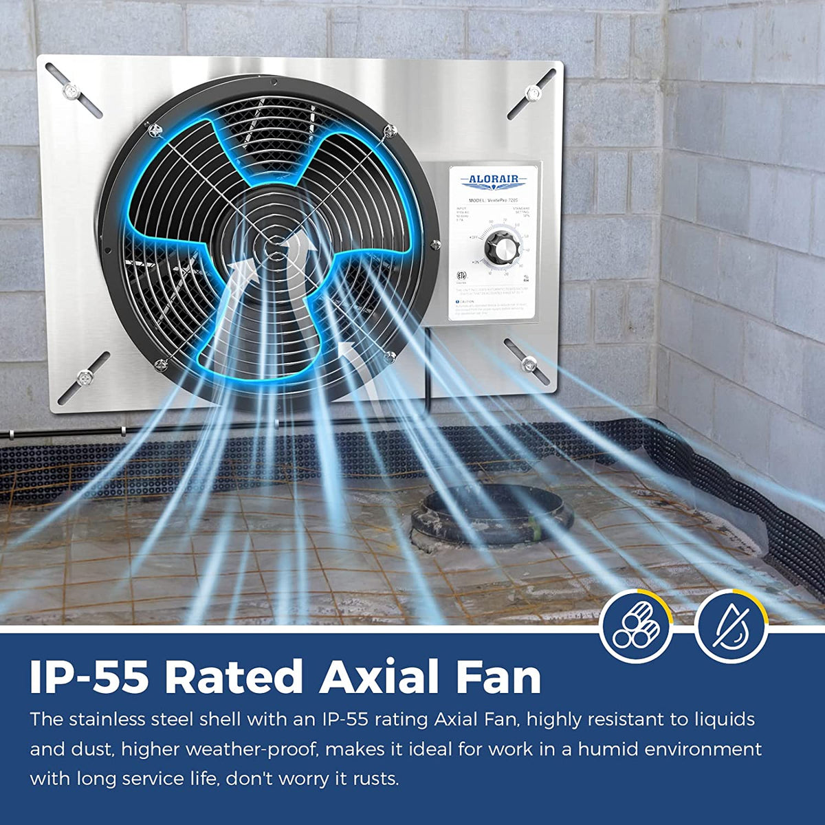 rated axial fan