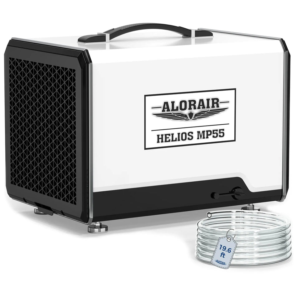 AlorAir 120 PPD Crawl Space Dehumidifier with Pump and Drain Hose | Helios MP55 | Size for 1500 sq.ft