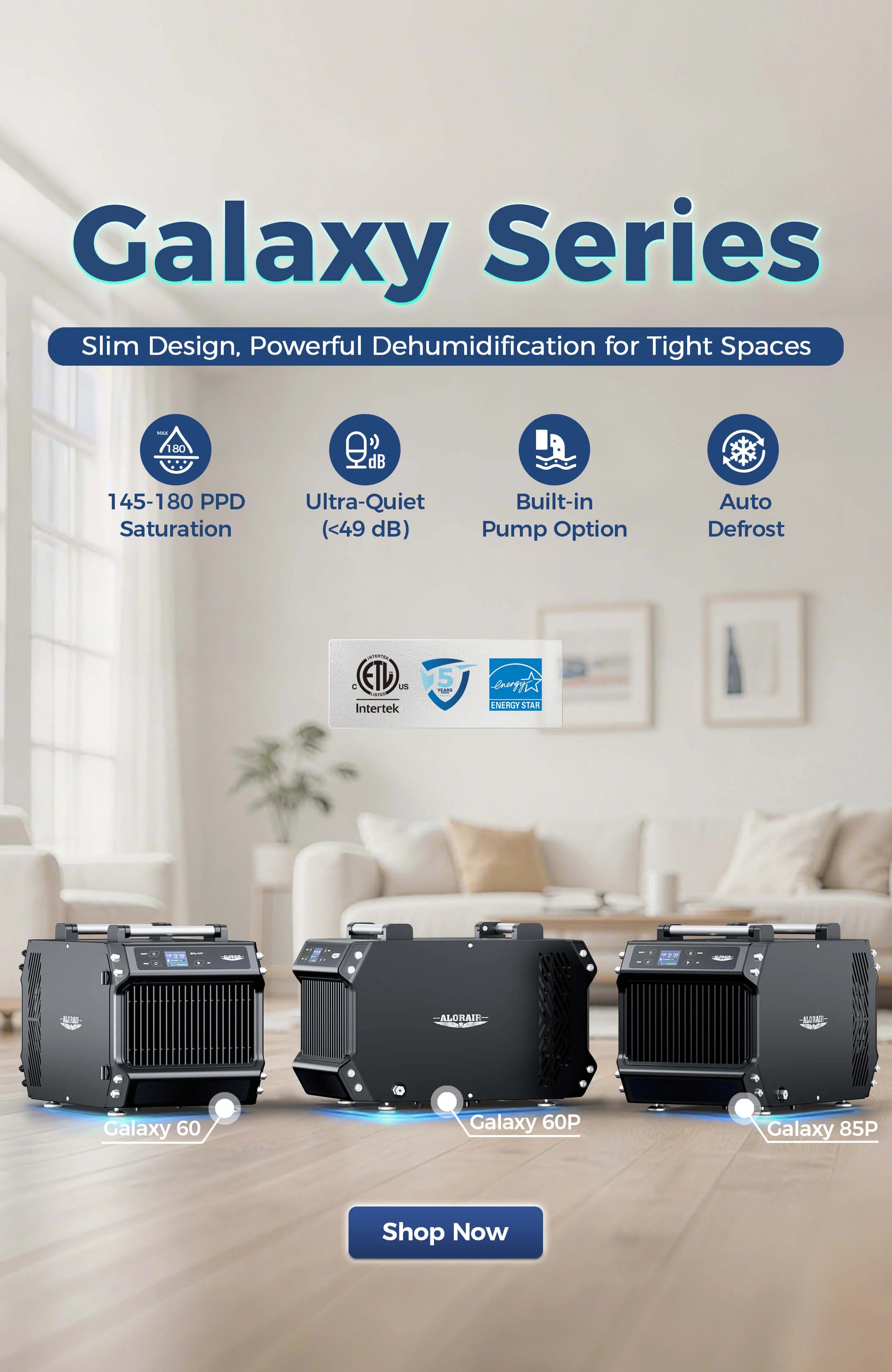AlorAirCrawlspace Galaxy Series Dehumidifiers M