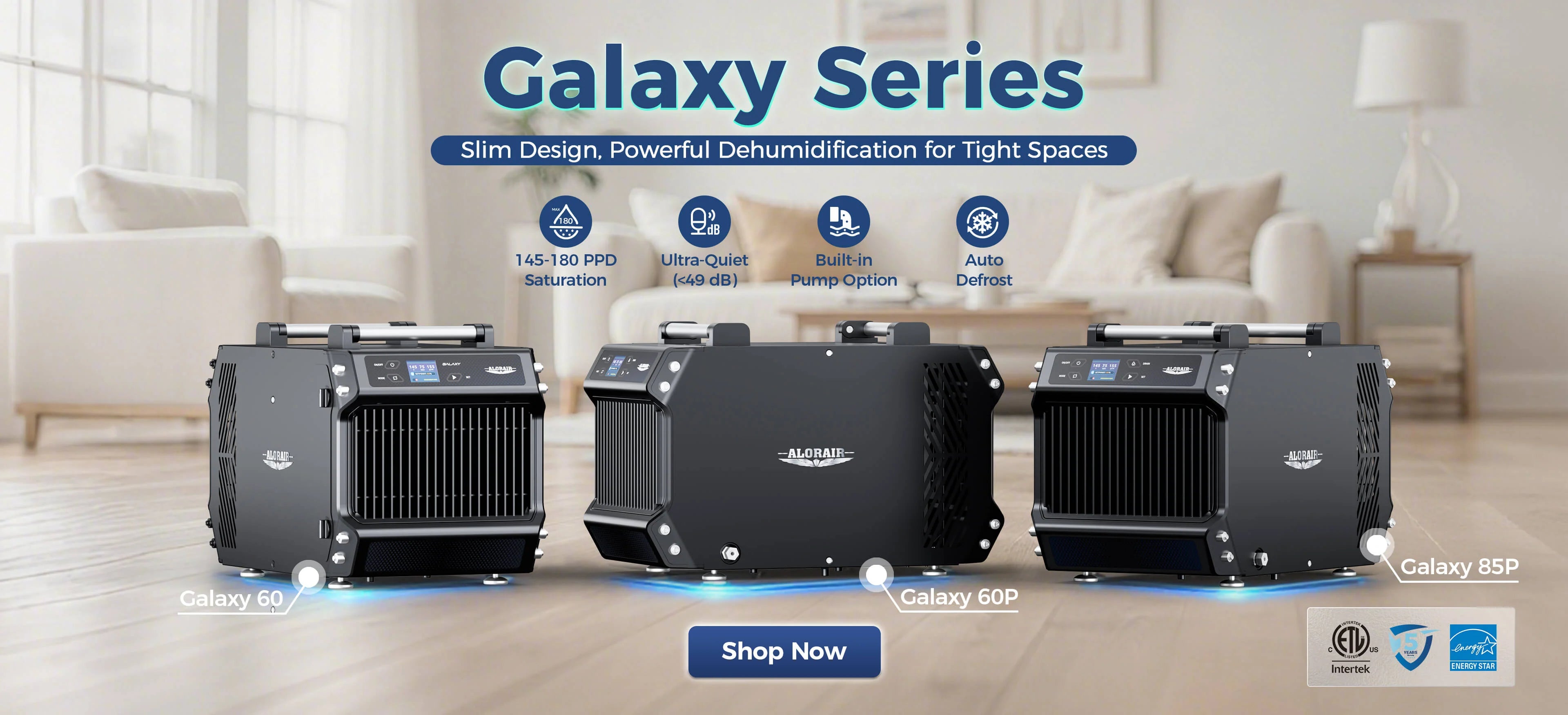 AlorAirCrawlspace Galaxy Series Dehumidifiers PC