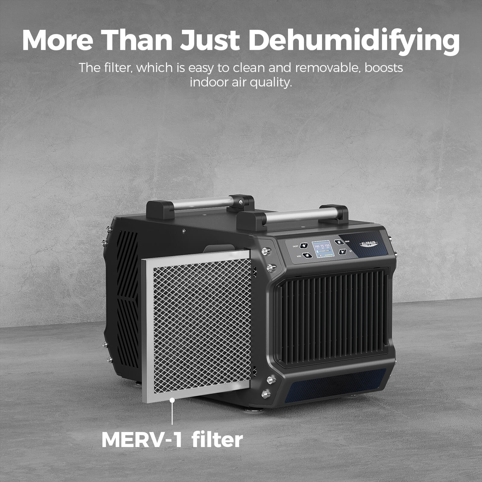 AlorAir 180 Pint Crawlspace Dehumidifiers with Pump and Drain Hose | Galaxy 85P | Size for 2,300 Sq.Ft