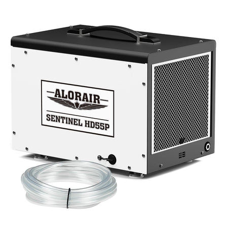 AlorAir 120 PPD Crawl Space Dehumidifier with Pump and Drain Hose | Sentinel HD55P | Size for 1500 sq.ft
