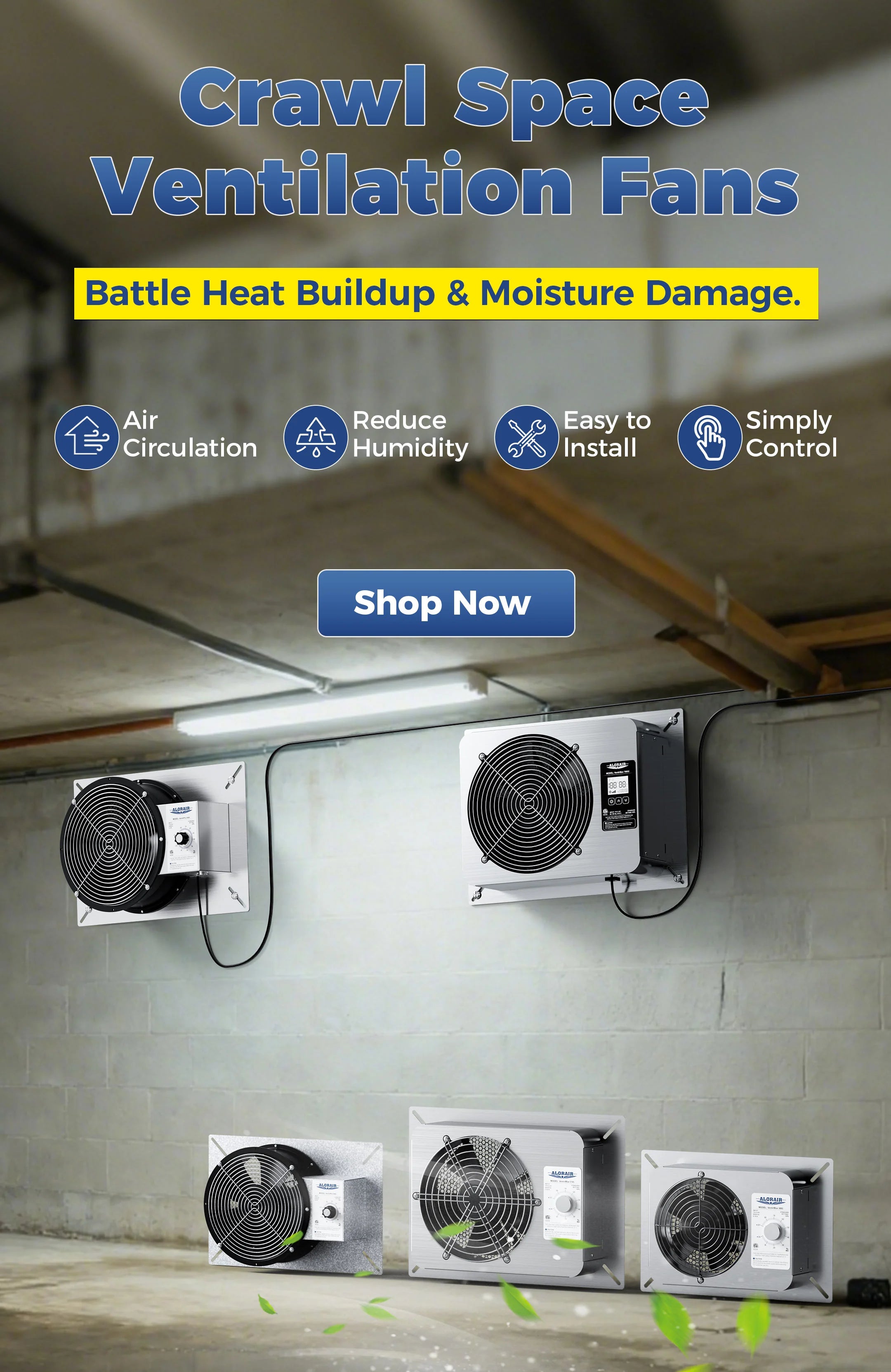 crawl space ventilation fans