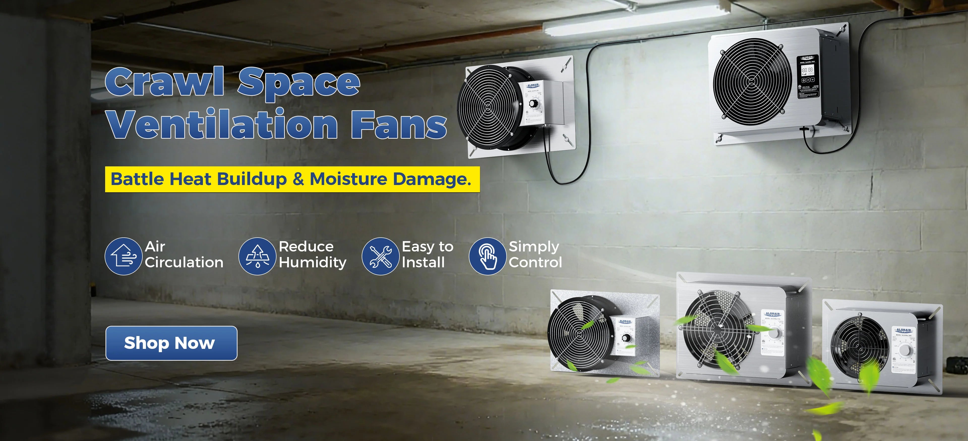 crawl space ventilation fans