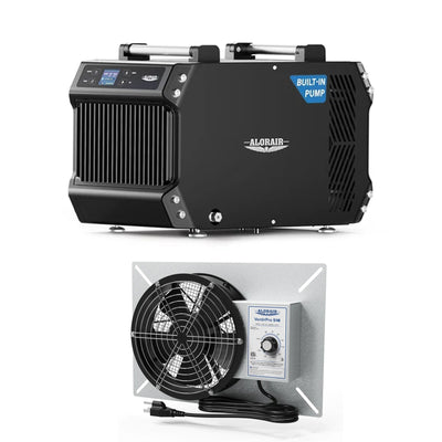 Alorair Combo Package for Large Crawl Spaces, Basements | Galaxy 60P and Ventirpro 540 Fan