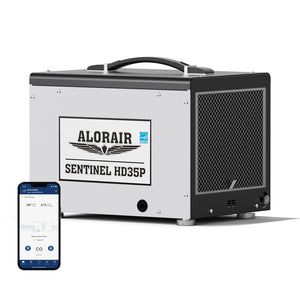 AlorAir WiFi 70 PPD Crawl Space and Basement Dehumidifier | Sentinel HD35P WiFi | Up to 1000 Sq Ft