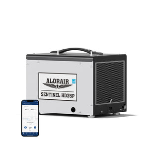 AlorAir WiFi 70 PPD Crawl Space and Basement Dehumidifier | Sentinel HD35P WiFi | Up to 1000 Sq Ft