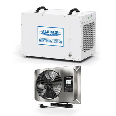 Sentinel HDi100 Crawl Space Dehumidifier and VentirMax 780SD Ventilation Fan Combo |  Crawl Space Moisture Solution