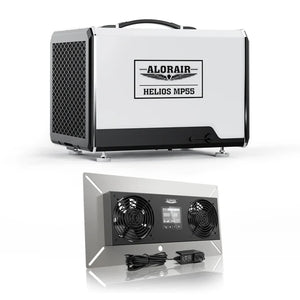 Helios MP55 Crawl Space Dehumidifier and VentirPro-S2 Ventilation Fan Comb | Crawl Space Moisture Solution