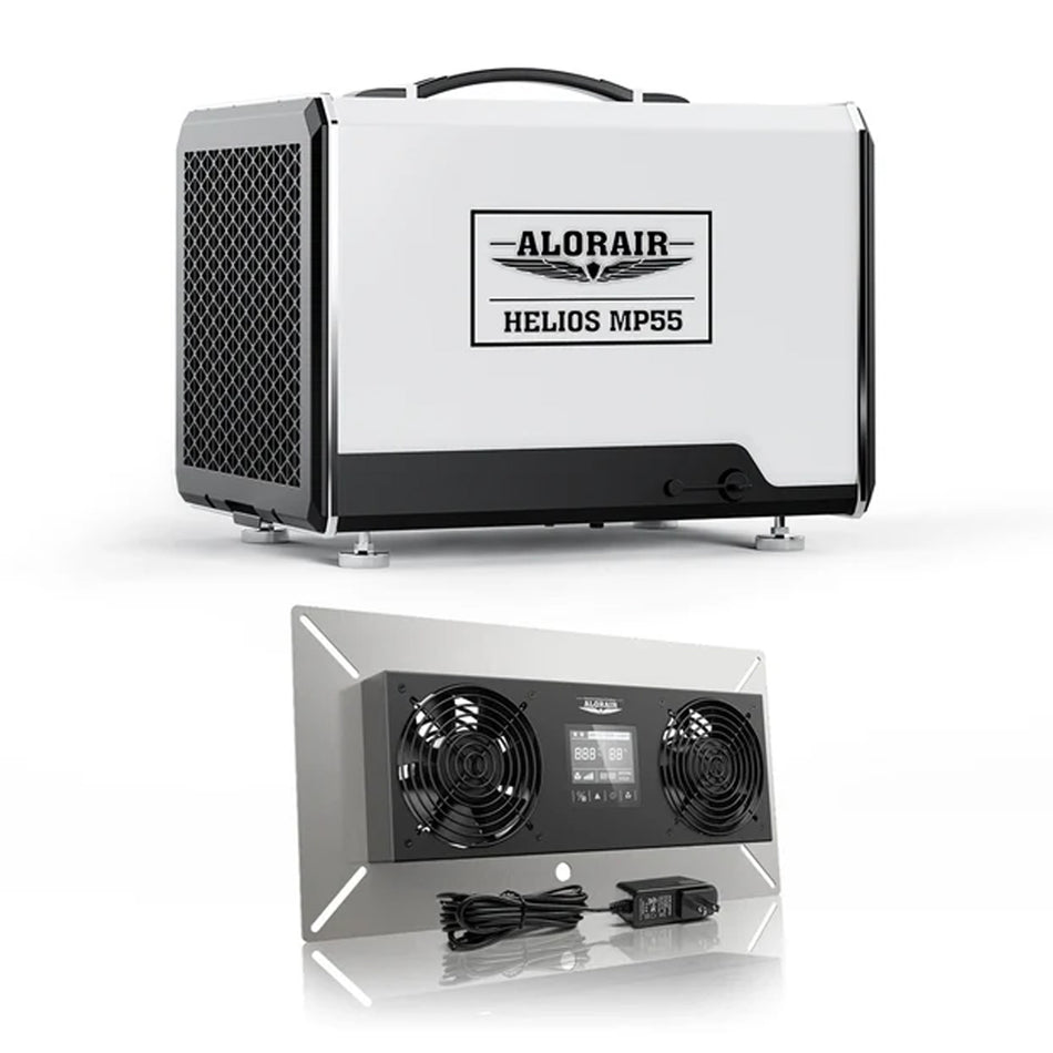 Helios MP55 Crawl Space Dehumidifier and VentirPro-S2 Ventilation Fan Comb | Crawl Space Moisture Solution