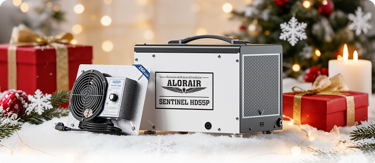 Alorair Combo Package for Crawl Spaces,Basements Dehumidifier and Ventilator