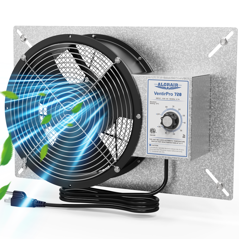 Alorair 720CFM Crawl Space Ventilation Fan | Ventirpro 720