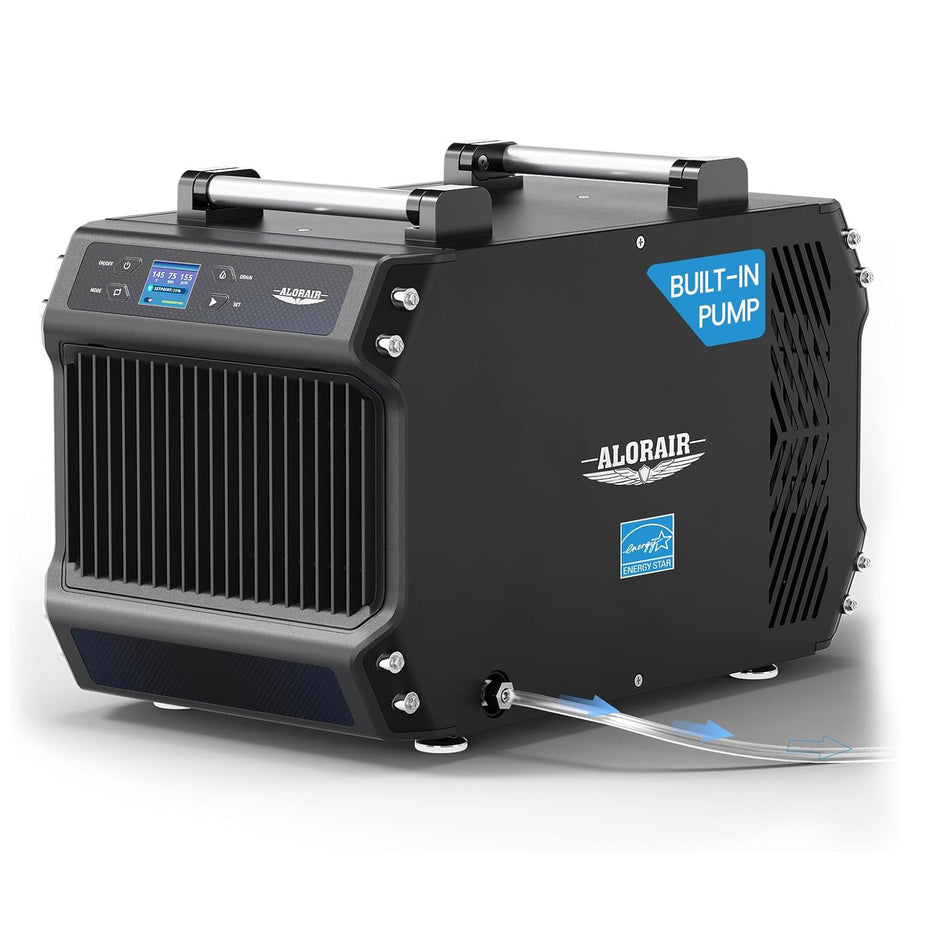 Alorair 145 PPD Crawl Spaces Dehumidifier with Pump and Drain Hose | Galaxy 60P | Size for 1800 sq.ft