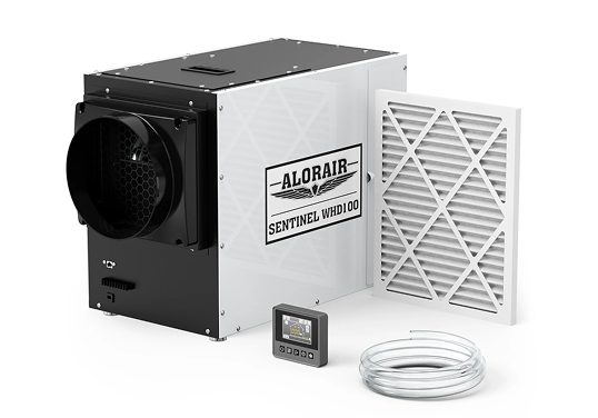 AlorAir 90 Pint Whole House Dehumidifier | Sentinel WHD 100 | Size for 2300 Sq.Ft