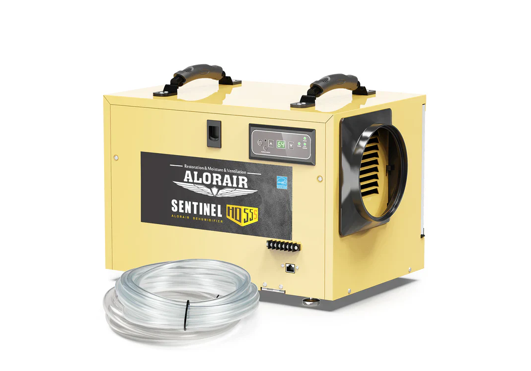AlorAir 120 PPD Crawl Space Dehumidifiers with Drain Hose | Sentinel HD55S (Gold) | Size for 1300 sq.ft