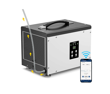 AlorAir WiFi 70 PPD Crawl Space and Basement Dehumidifier | Sentinel HD35P WIFI | Up to 1000 Sq Ft