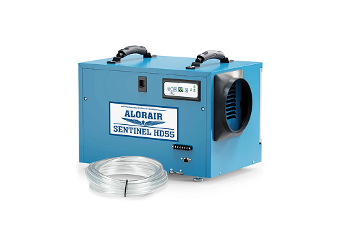 AlorAir 113 PPD Crawl Space Dehumidifiers with Drain Hose | Sentinel HD55 (Blue) | Size for 1200 sq.ft