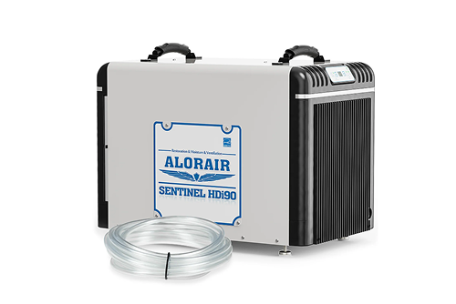 AlorAir 198 PPD Crawl Space Dehumidifiers with Pump and Drain Hose | Sentinel HDi90 | Size for 2600 sq.ft
