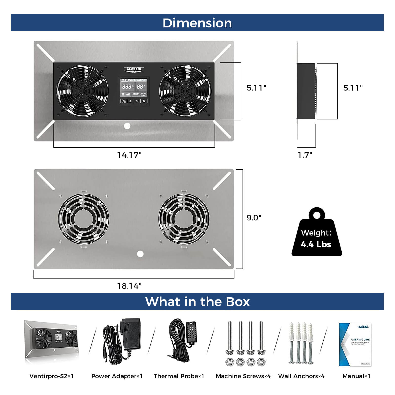 crawl space vent fan with humidistat