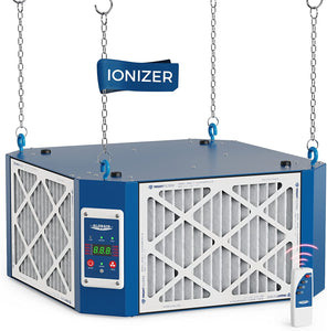 AlorAir 360 Degree Intake Air Filtration System (1350 CFM) (Built-in Ionizer)  for Woodworking Shop