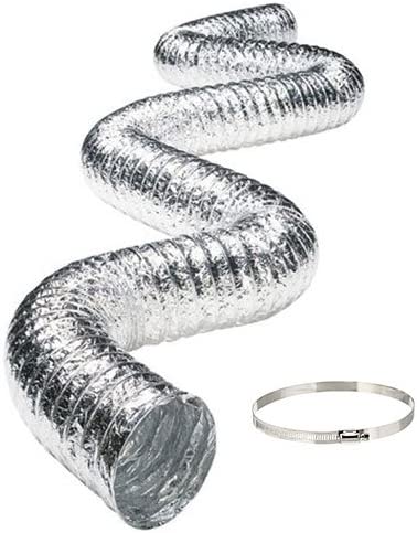 AlorAir Dehumidifier Aluminum foil Inlet Duct with a Diameter of 12 inches and 13 feet Long (12 inches ) for Sentinel HD90 and HDi90