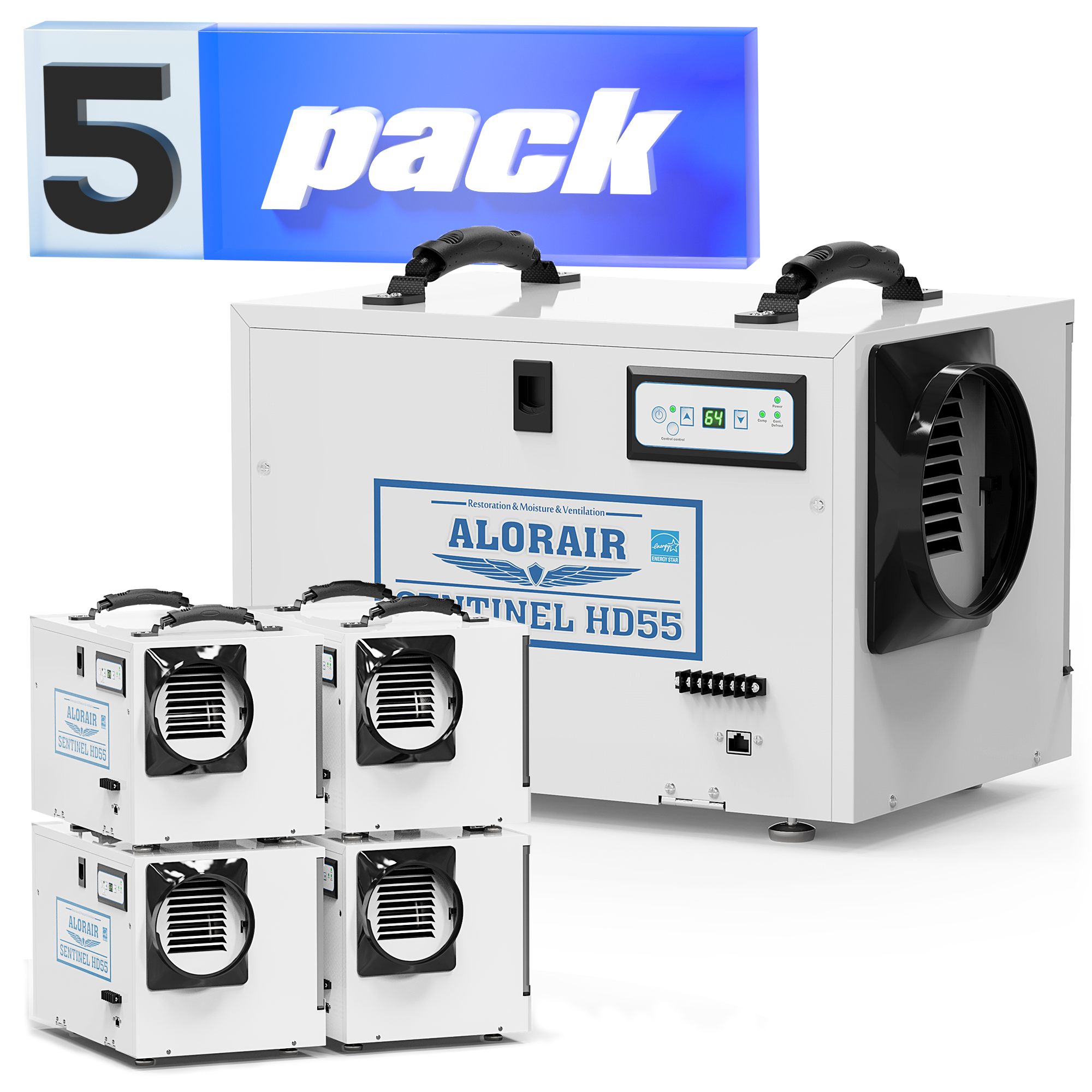 Wholesale Dehumidifier Pack HD55 (5 Units) – AlorairCrawlspace