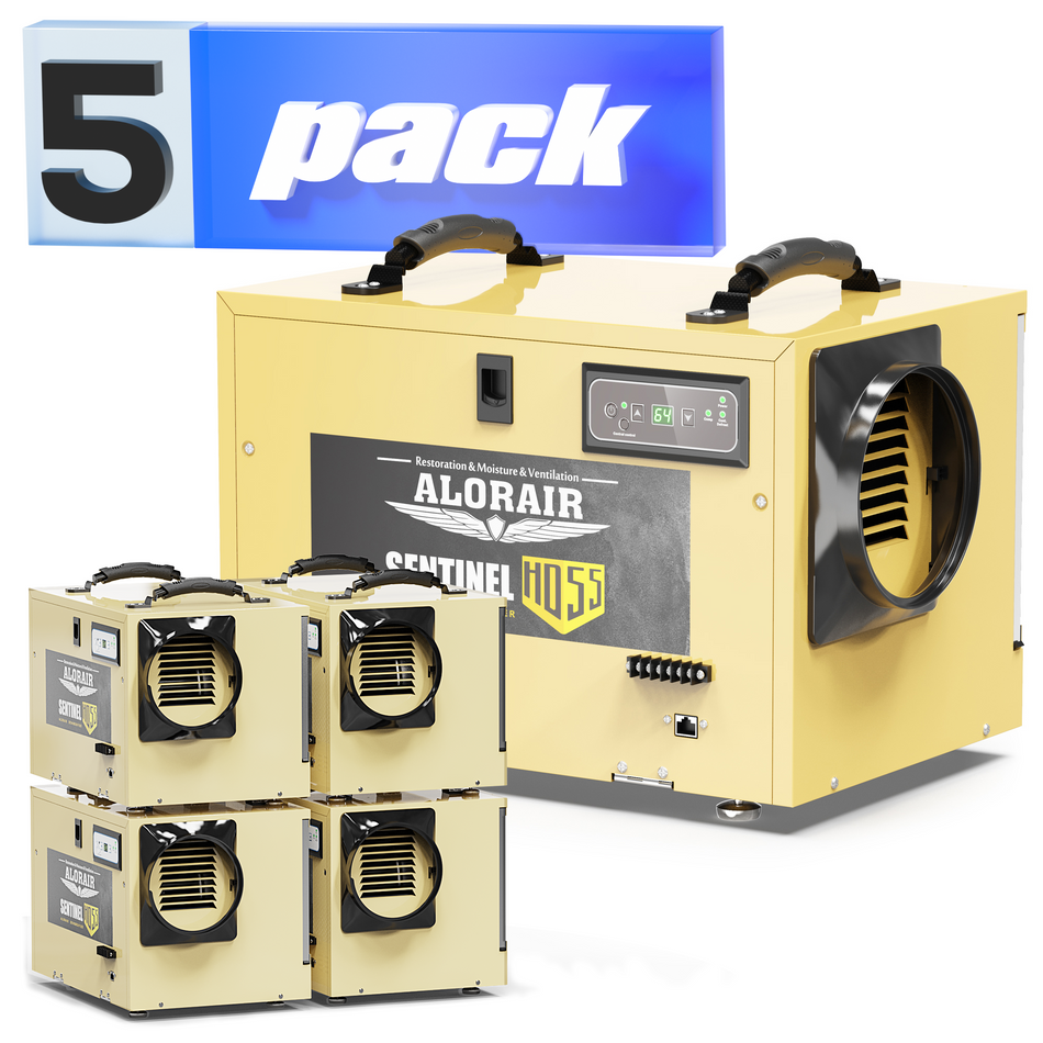 ALORAIR® Wholesale Packs Sentinel HD55 (Gold) Dehumidifier (pack of 5)