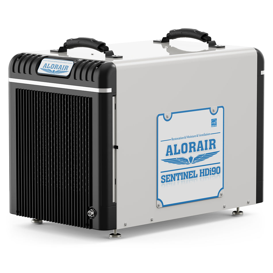 AlorAir 198 PPD Crawl Space Dehumidifiers with Pump and Drain Hose | Sentinel HDi90 | Size for 2600 sq.ft